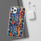 Psychedelic Visions Flexi iPhone and Samsung Case - Colorful Abstract Design.