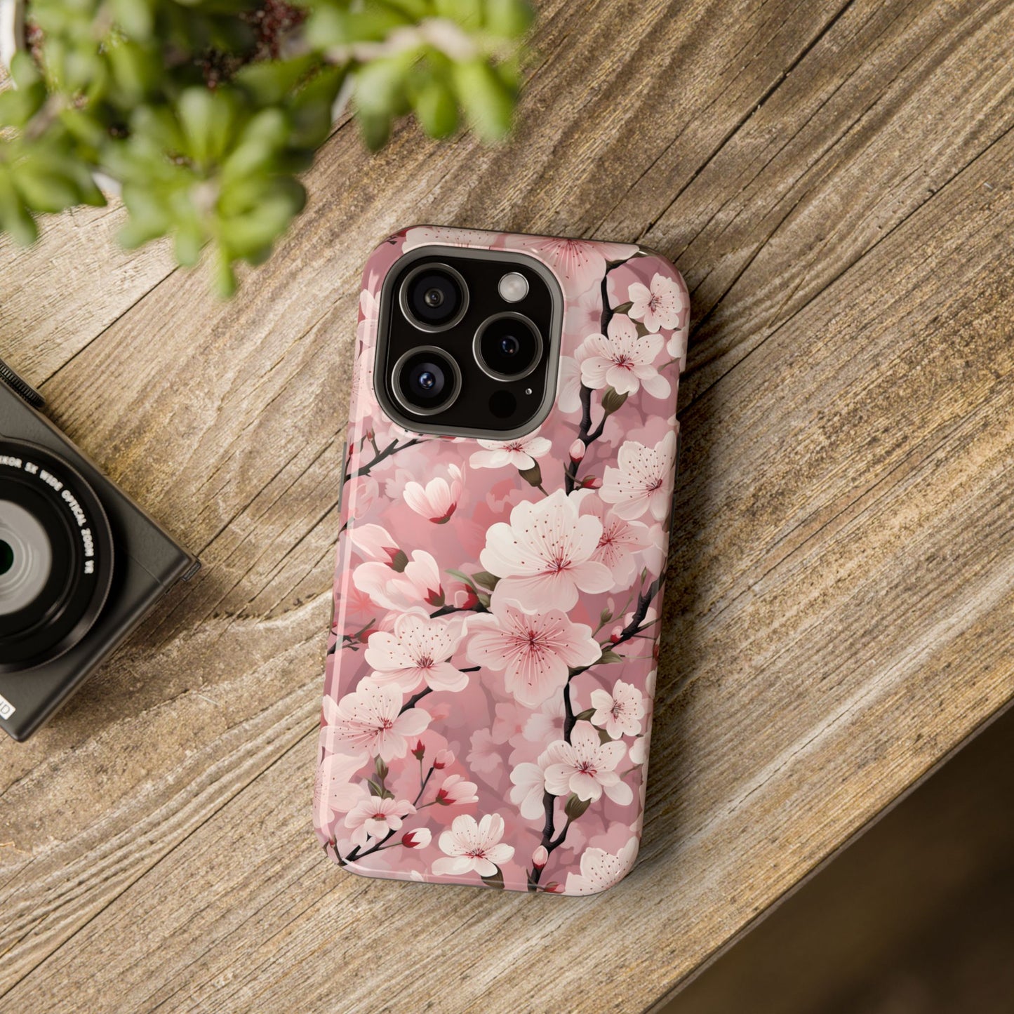 Cherry Blossom Magnetic Tough iPhone Cases