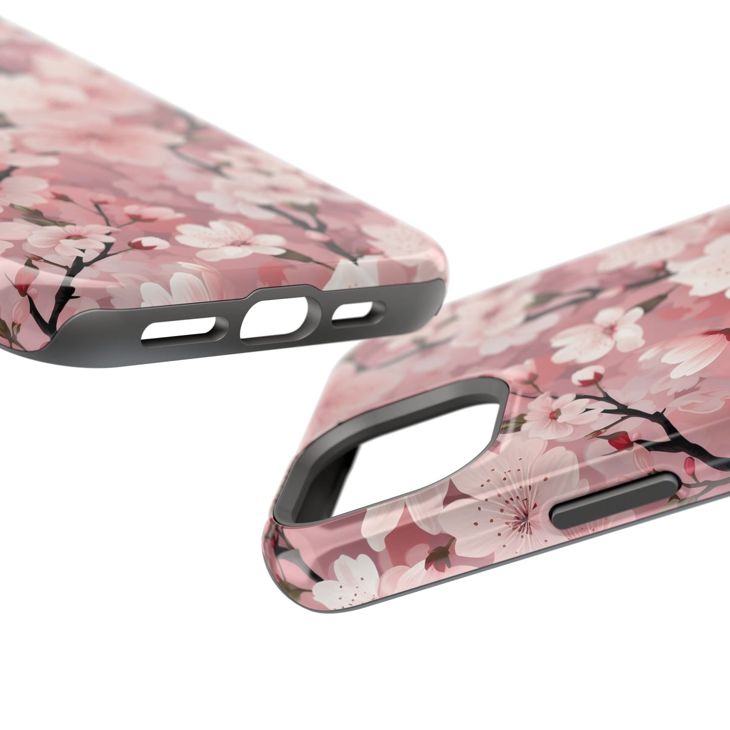 Cherry Blossom Magnetic Tough iPhone Cases