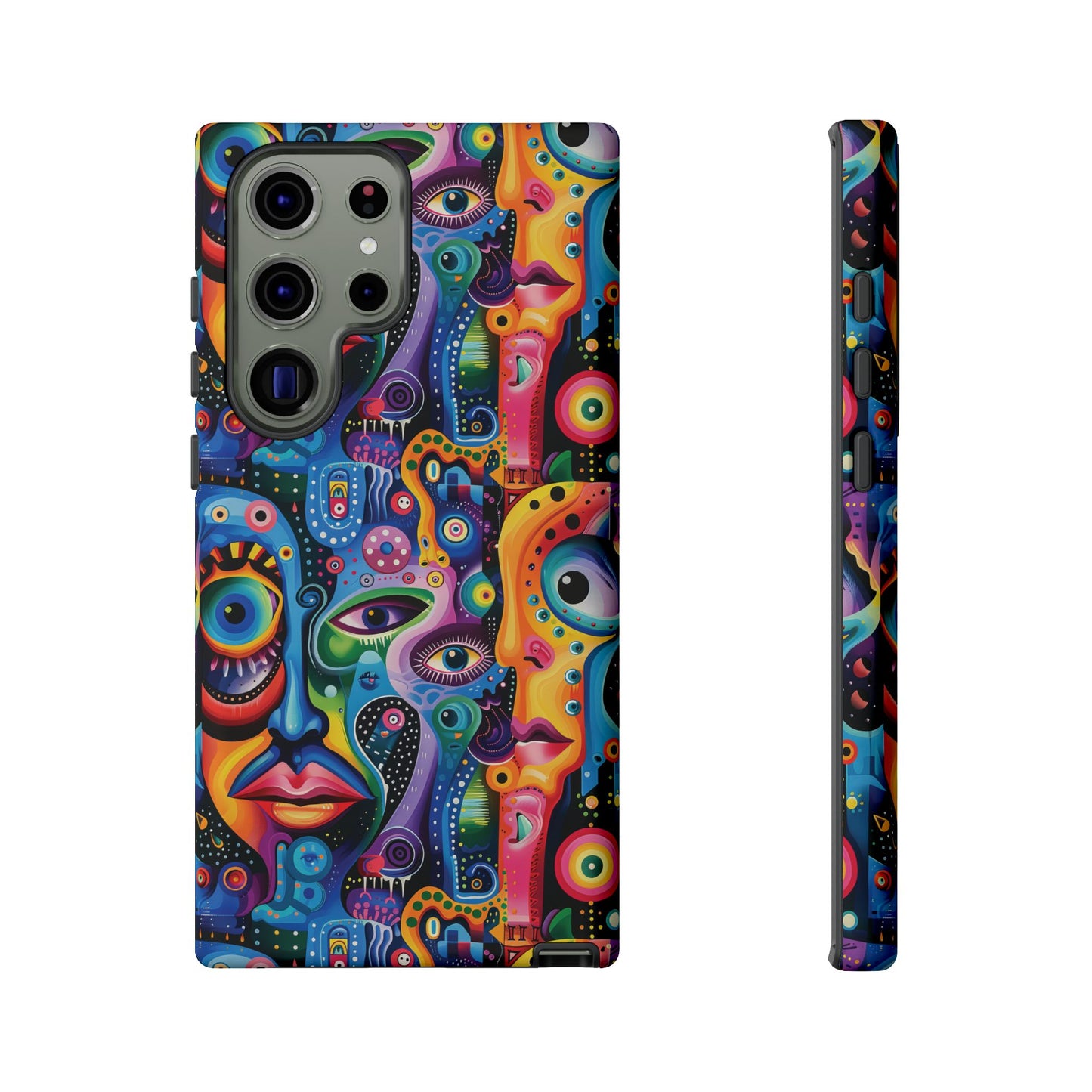 Psychedelic Visions Vibrant Art Google Pixel, iPhone and Samsung Phone Case - Tough Cases for Creative Souls