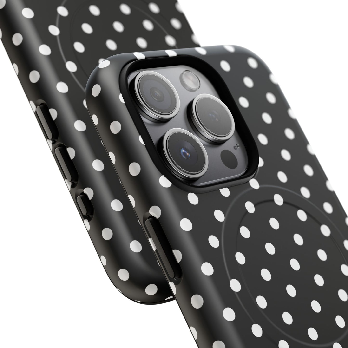 Polka Dot Tough iPhone Magnetic Case, Stylish iPhone Cover for Protection, Unique Gift for Birthdays, Holidays, Tech Lovers