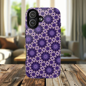 Twilight Petal Mirage Magnetic iPhone Cases, Unique Floral Designs, Tough Protection, Gift for Her, iPhone Accessories, Custom Cases