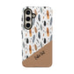 Personalized Whispering Feathers Tough Case — Dark Feather Protective Phone Case for Samsung & Google