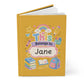Personalized Kids Yellow Hardcover Notebook — "This Belongs to [Name]" Cute School Notebook/Back to School.