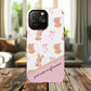 Personalized Bunny iPhone Case - Cute Animal Design, Tough MagSafe® Magnetic Case, Easter Gift, Spring Aesthetic, Kids Accessories