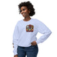 Faithful Harvest Cross Unisex Lightweight Crewneck Sweatshirt