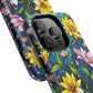 Flower Garden Stained Glass Phone Case, Tough Magnetic Cases, Floral Phone Cover, Durable Phone Accessories, Spring Gift, Birthday Present