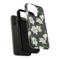 Midnight Magnolia Tough iPhone Magnetic Case, Stylish Stained Glass iPhone Protection, Nature Lover Gift, Spring Vibes