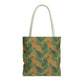 Brown Tropical Bliss Tote Bag