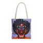 Afro Luxe Glow Tote Bag