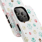 Pet Lover Magnetic iPhone Case - Cute Paw Print Design, Tough Magnetic Cases for Dog and Cat Owners, Gift for Animal Lovers