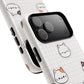 Cute Cat Tough Magnetic Case, iPhone Cover, Cat Lover Gift, Cute Cat Accessories, Pet-Themed iPhone Case