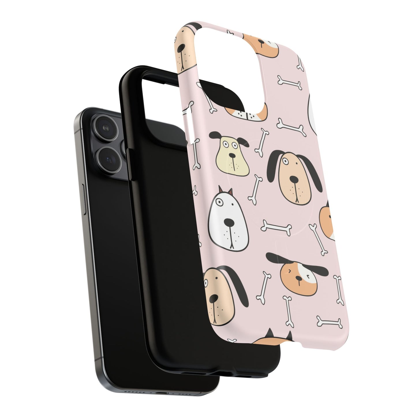 Cute Dog iPhone Case, Tough Magnetic Cases for Pet Lovers, Dog-Themed Accessories, Gift for Dog Owners, Unique iPhone Cover