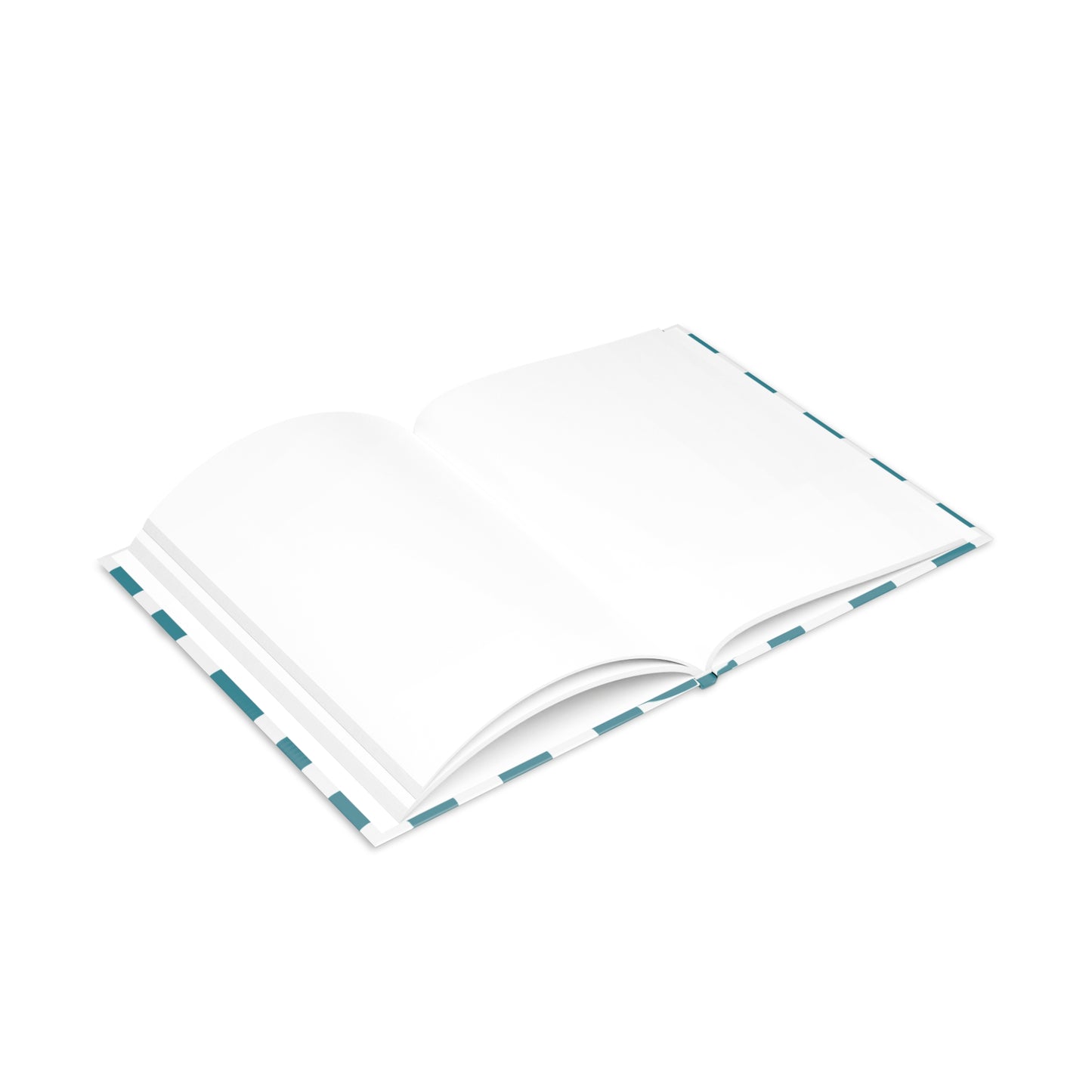 Teal Checkered Charm Hardcover Notebook with Puffy Covers (PY)