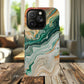 Stylish Tough Acrylic Magnetic iPhone Cases for Everyday Protection, Marble Design, Unique Gifts for Tech Lovers, Holiday Essentials