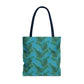 Turquoise Tropical Bliss Tote Bag