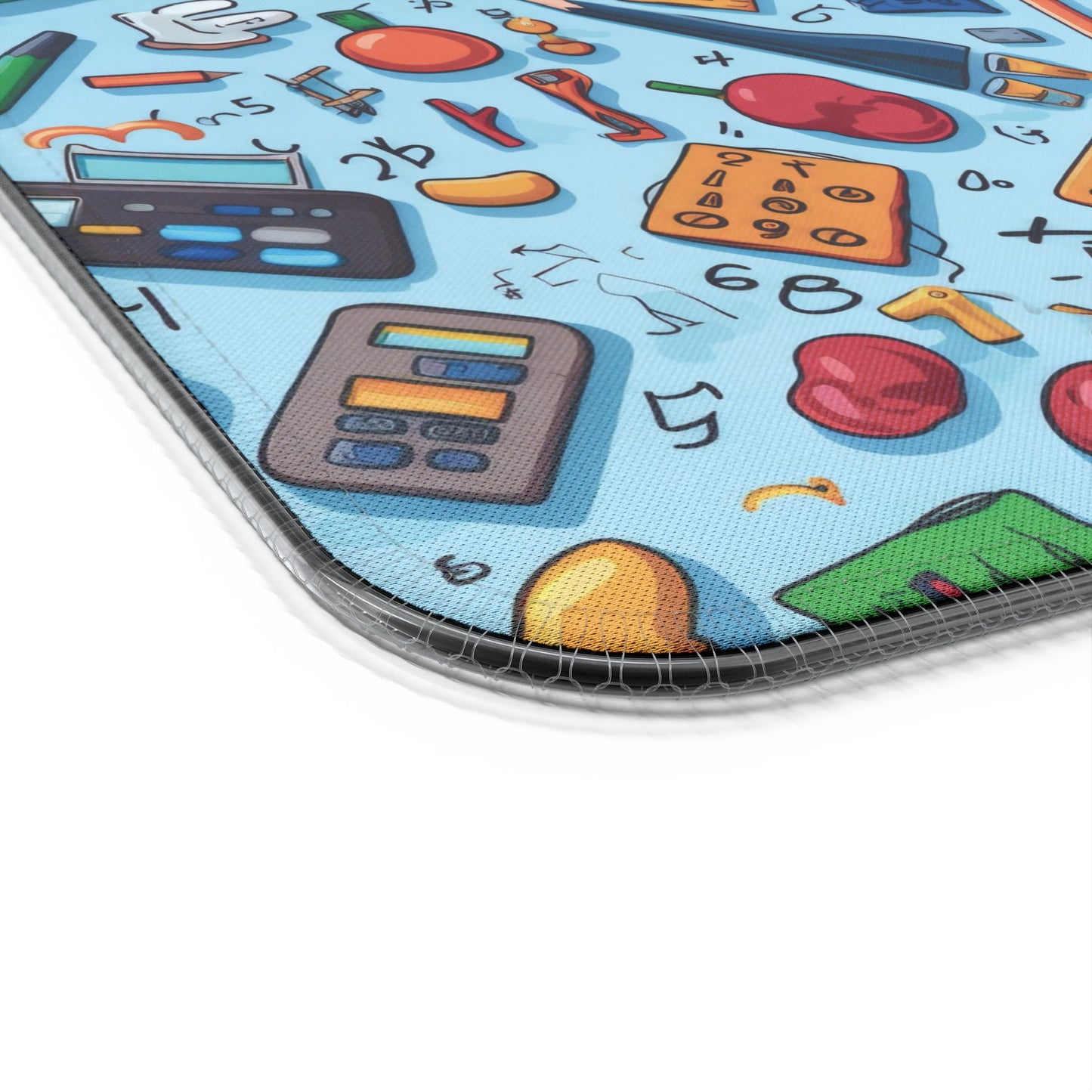 Blue Academic Adventures LED Gaming Mouse Pad, Wireless Charging, Gift for Him, Gift for Gamers