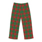 Green Men's Pajama Pants (AOP)