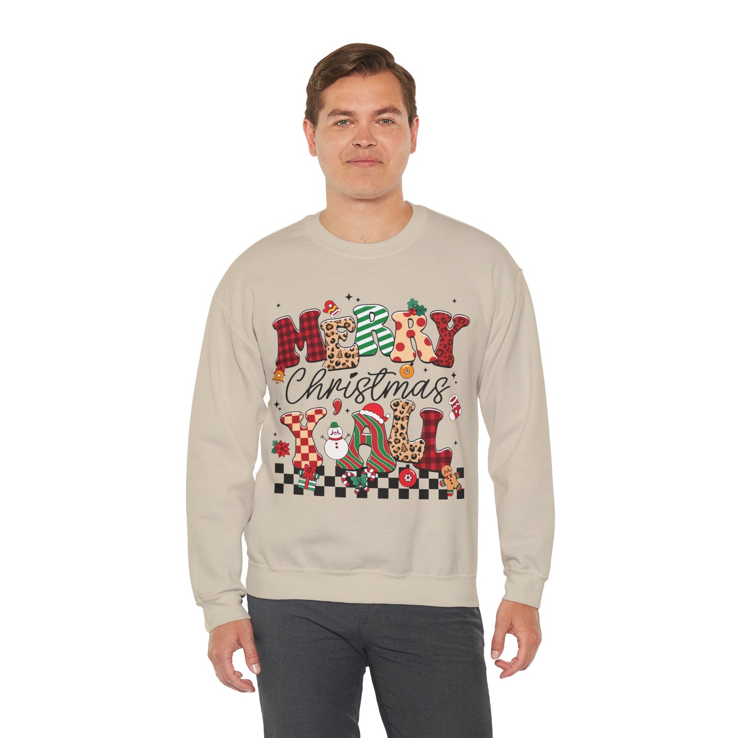 Merry Christmas Unisex Heavy Blend™ Crewneck Sweatshirt