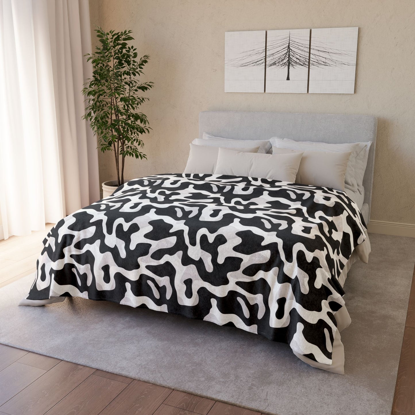 Urban Camo Soft Minky Blanket