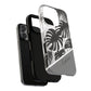 Personalized Monochrome Monstera Tropical Phone Case - Tough Magnetic MagSafe® Cases, Gifts for Nature Lovers, Stylish Phone Accessories, Gifts for Her.