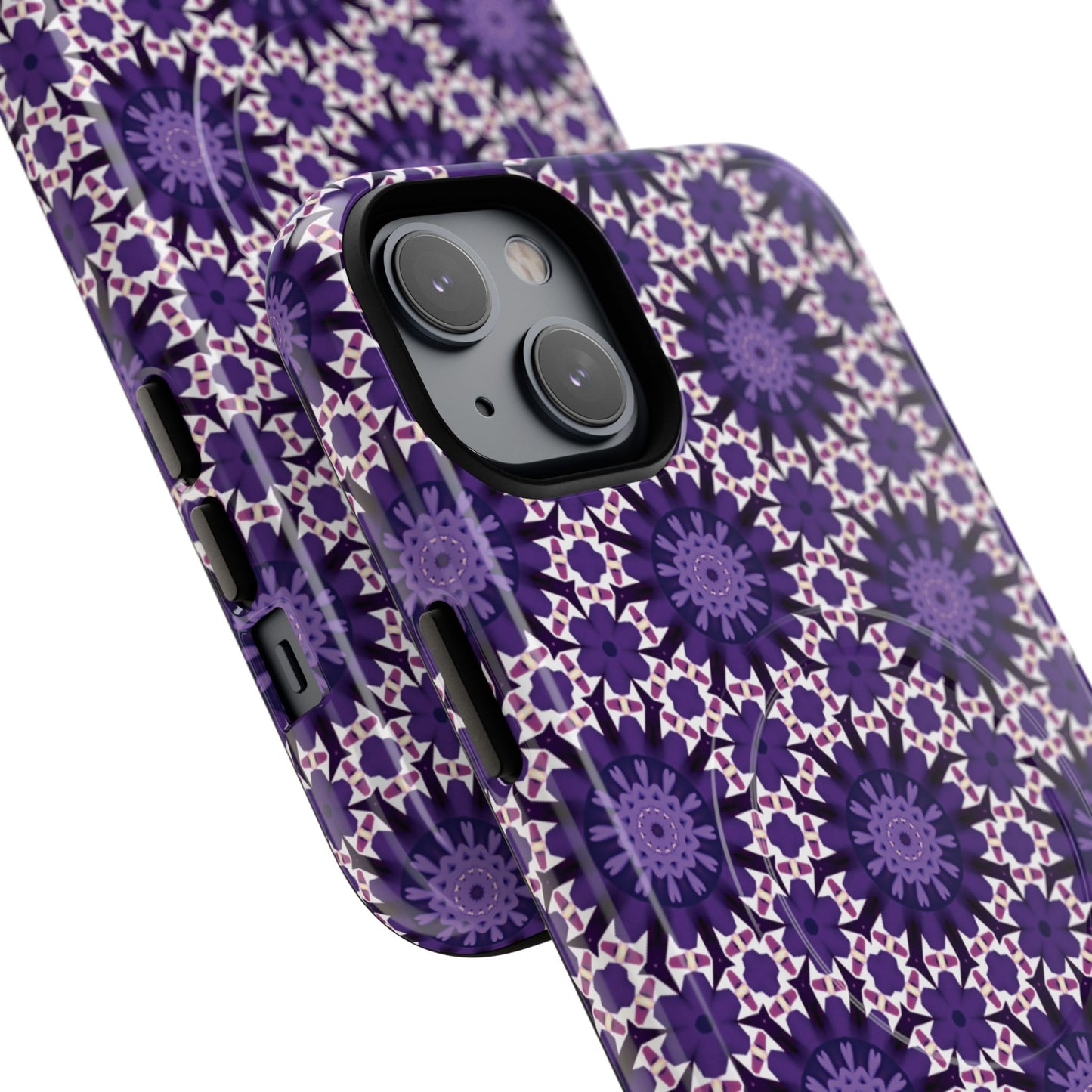 Twilight Petal Mirage Magnetic iPhone Cases, Unique Floral Designs, Tough Protection, Gift for Her, iPhone Accessories, Custom Cases