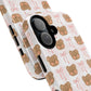 Cute Bear Pattern Magnetic Phone Case, Durable Animal Design, Gift for Kids, Trendy Case for iPhone, Cute Phone Accessory