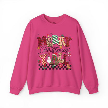 Merry Christmas Unisex Heavy Blend™ Crewneck Sweatshirt