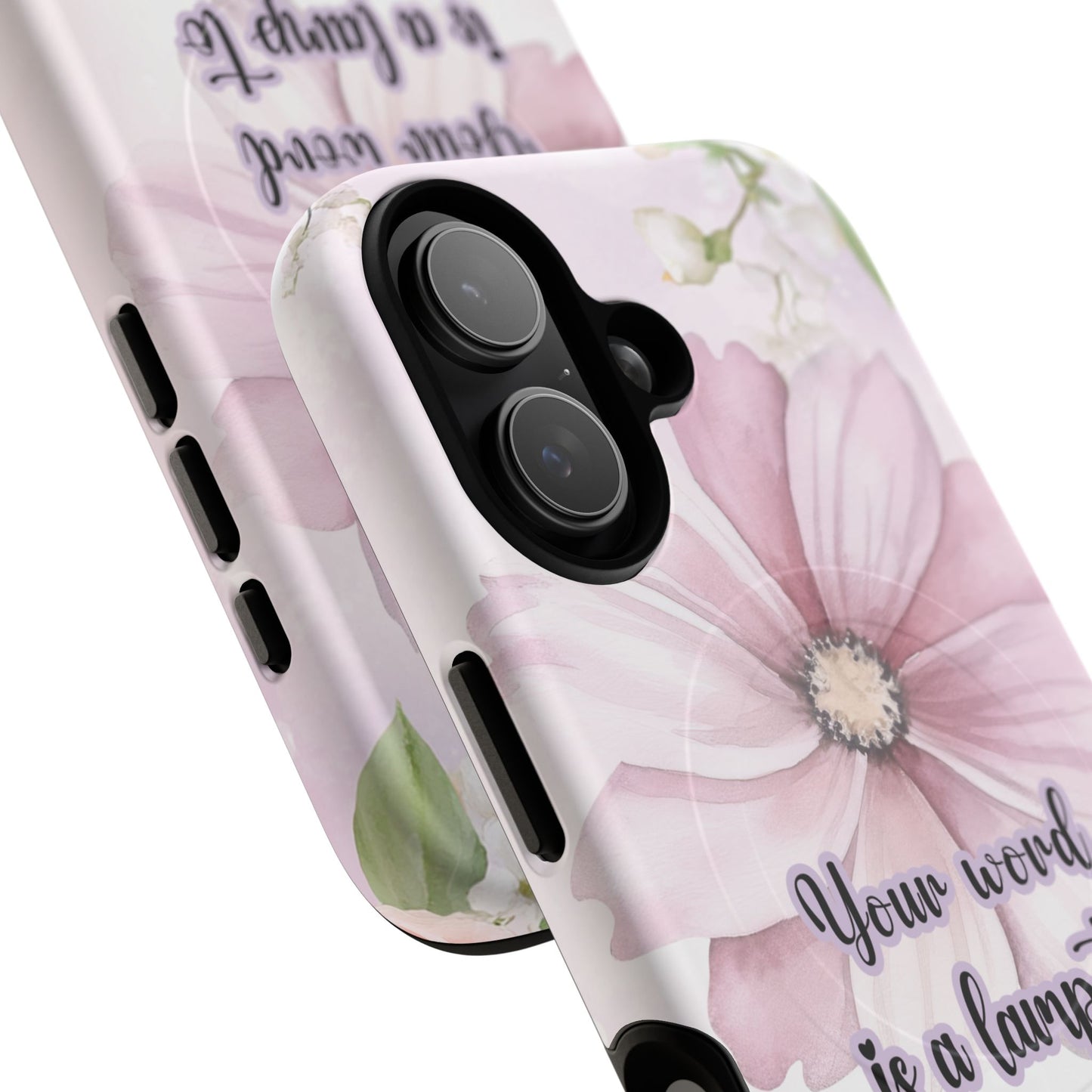 Your Word is a Lamp to My Feet Psalm 119:105 | Inspirational Gift, Tough iPhone Magnetic Case | Scripture, Bible Verse, MagSafe® iPhone® Tough Case, iPhone 14, iPhone 15, iPhone 16, Pro, Pro Max, Plus