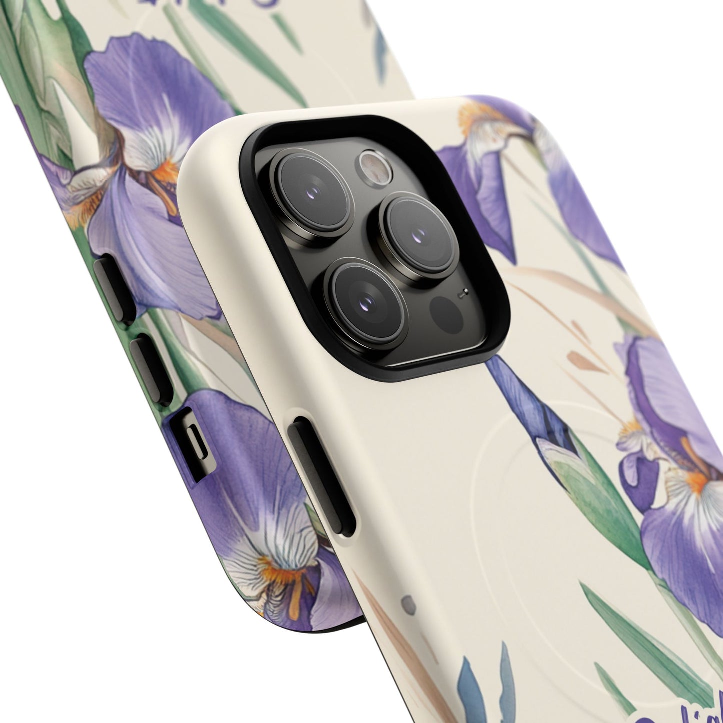 Delight yourself in the Lord Psalm 37:4, Inspirational Gift, iPhone Magnetic Case Scripture, Floral Bible Verse, MagSafe® iPhone® Tough Case, iPhone 14, iPhone 15, iPhone 16, Pro, Pro Max, Plus.