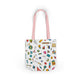 Personalized Classroom Couture Composition Book Inspired Canvas Tote Bag with Colorful Straps, Cute School Bag, Eco-Friendly Tote, Back to School Shopping Bag, Teacher Gift Idea