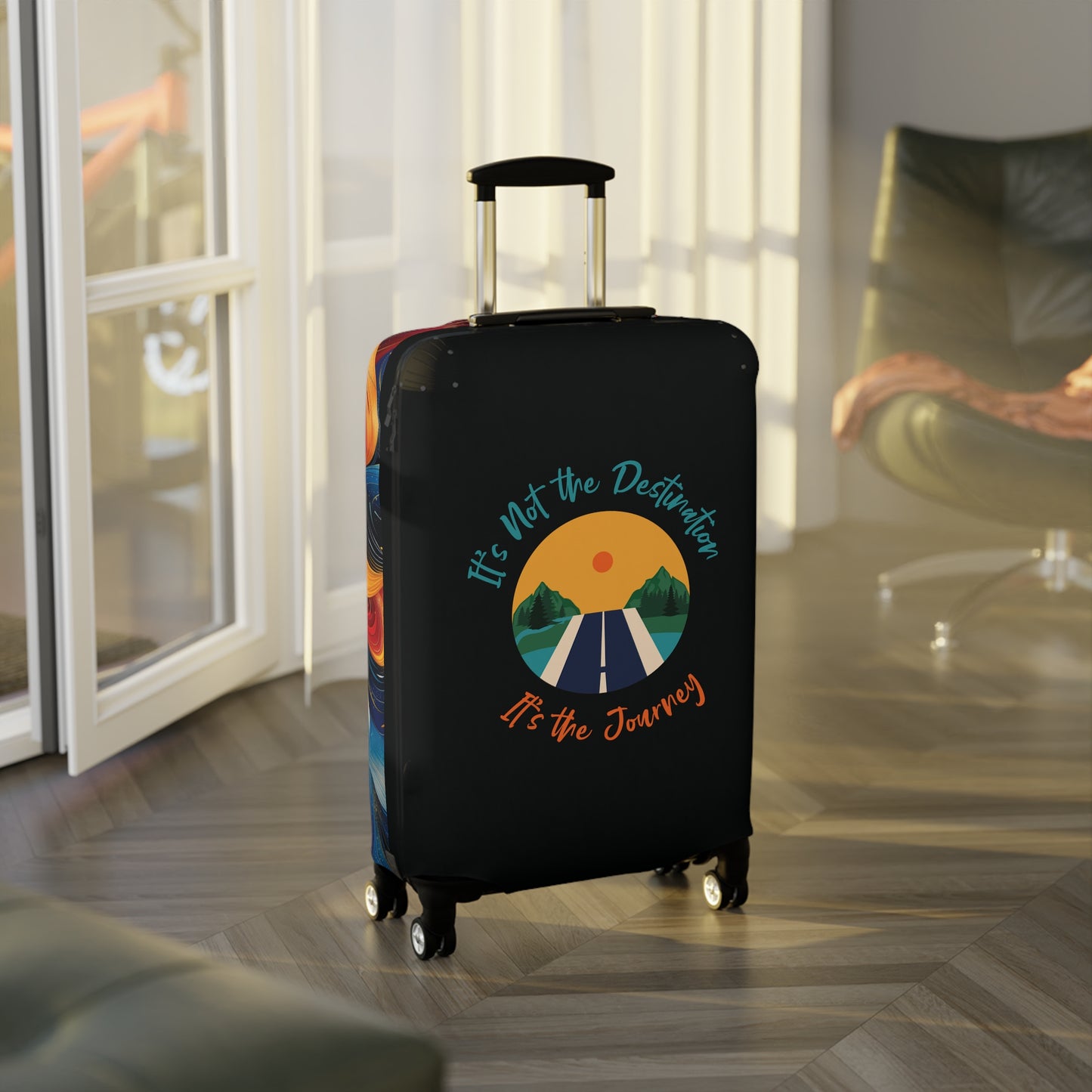 Cosmic Swirl Luggage Cover