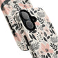 Personalized Floral Blush Garden Whisper Tough Magnetic MagSafe® iPhone® 13, 14, 15, 16, 17, Pro, Pro Max, Plus Cases (Custom Name).