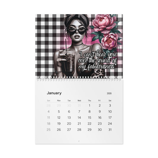 365 Days of Sass Wall Calendar — Bold & Brilliant Attitude (2026)