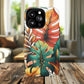 Tropical Monstera Leaf Phone Case - Stylish Tough Magnetic Cases, Floral Protection, Summer Vibe, Gift for Nature Lovers, Trendy Mobile Accessories
