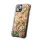 Floral Vintage Art Stained Glass Effect Nouveau Clear Magnetic Impact Case