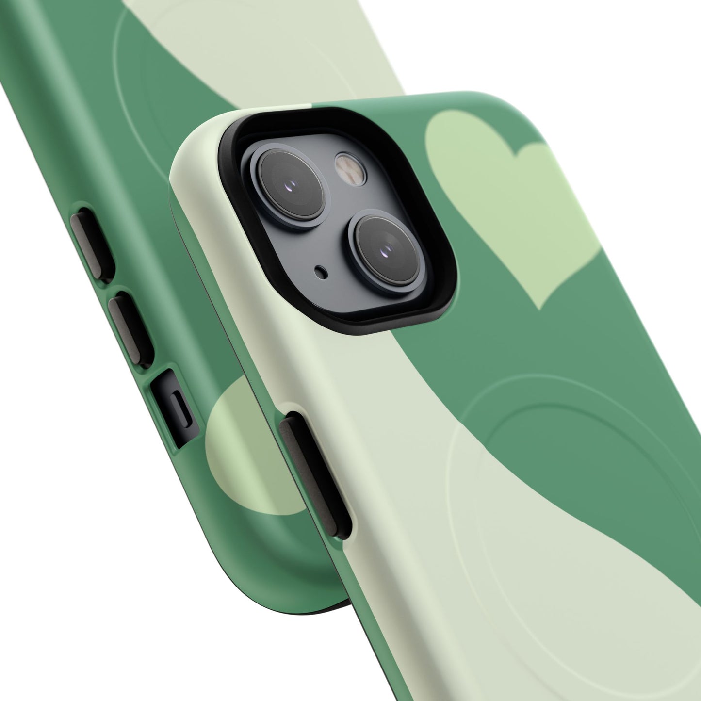 Tough Magnetic iPhone Case with Heart Design, Perfect for Gifts, Valentine's Day, Everyday Use, Stylish Protection, IPhone Cover