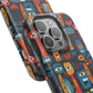 Personalized Colorful Abstract Faces Clear Impact-Resistant Case
