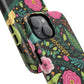 Personalized Floral Fantasy Tough Magnetic iPhone Cases- a Gift for Gardeners, Mother's Day, Birthday Gift, Anniversary Gift, Presents