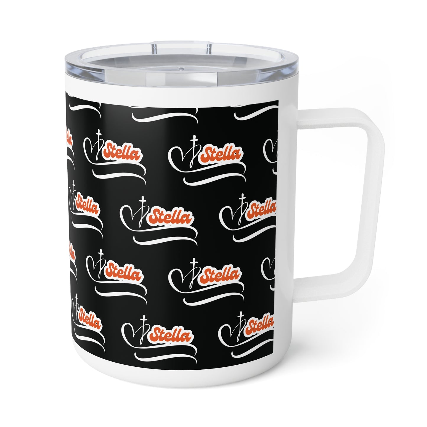 Personalized 10oz Insulated Coffee Mug - Personalized Heart & Anchor Gift