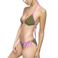 Brown Tropical Bliss Women's Bikini Swimsuit (AOP)-(AP)