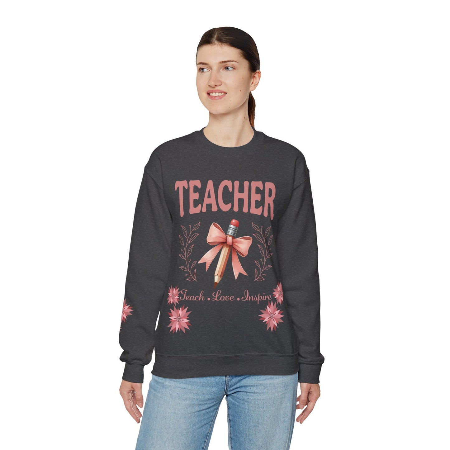 Teacher Unisex Heavy Blend™ Crewneck Sweatshirt