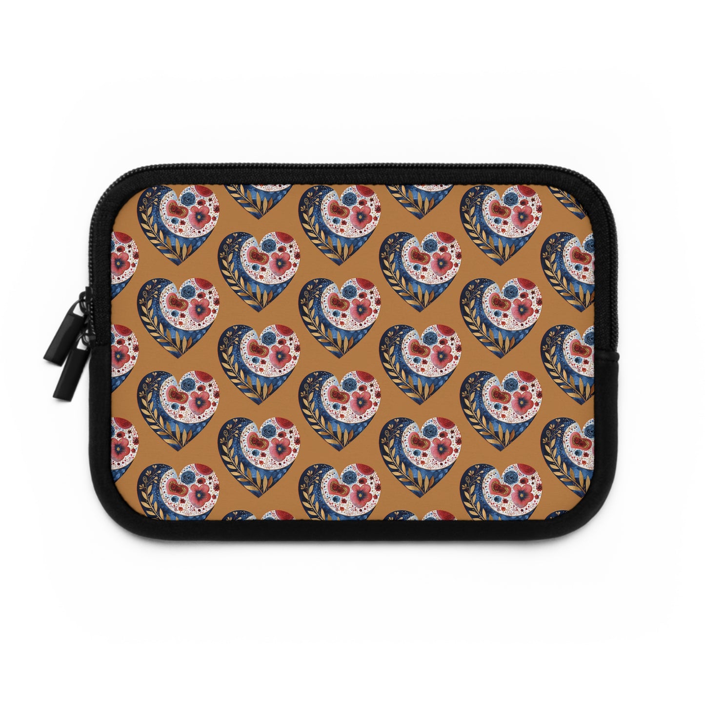 Floral Hearts Laptop Sleeve