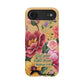 Floral Bible Verse Phone Case with Card Holder — "Let Your Light Shine" (Matthew 5:16)