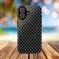Noir Mosaic Tough iPhone Magnetic Case, Geometric Patterned Case, Durable iPhone Cover, Unique Tech Accessories, Perfect Gift for Him/Her