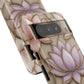 Personalized Lotus Floral Stained Glass Effect Tough Phone Case