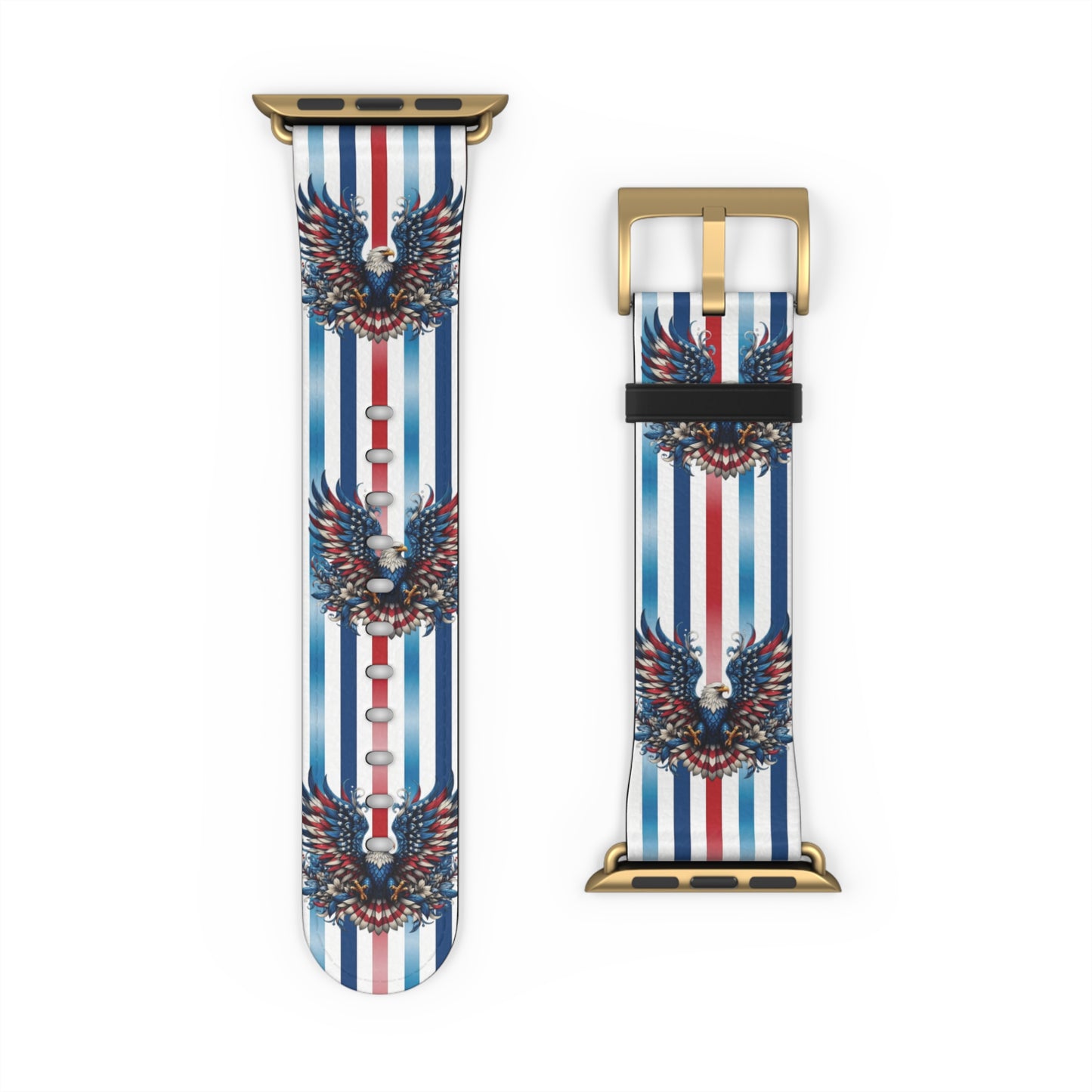 Patriotic Pride Eagle Watch Band - Stylish Accessory for Freedom Lovers.