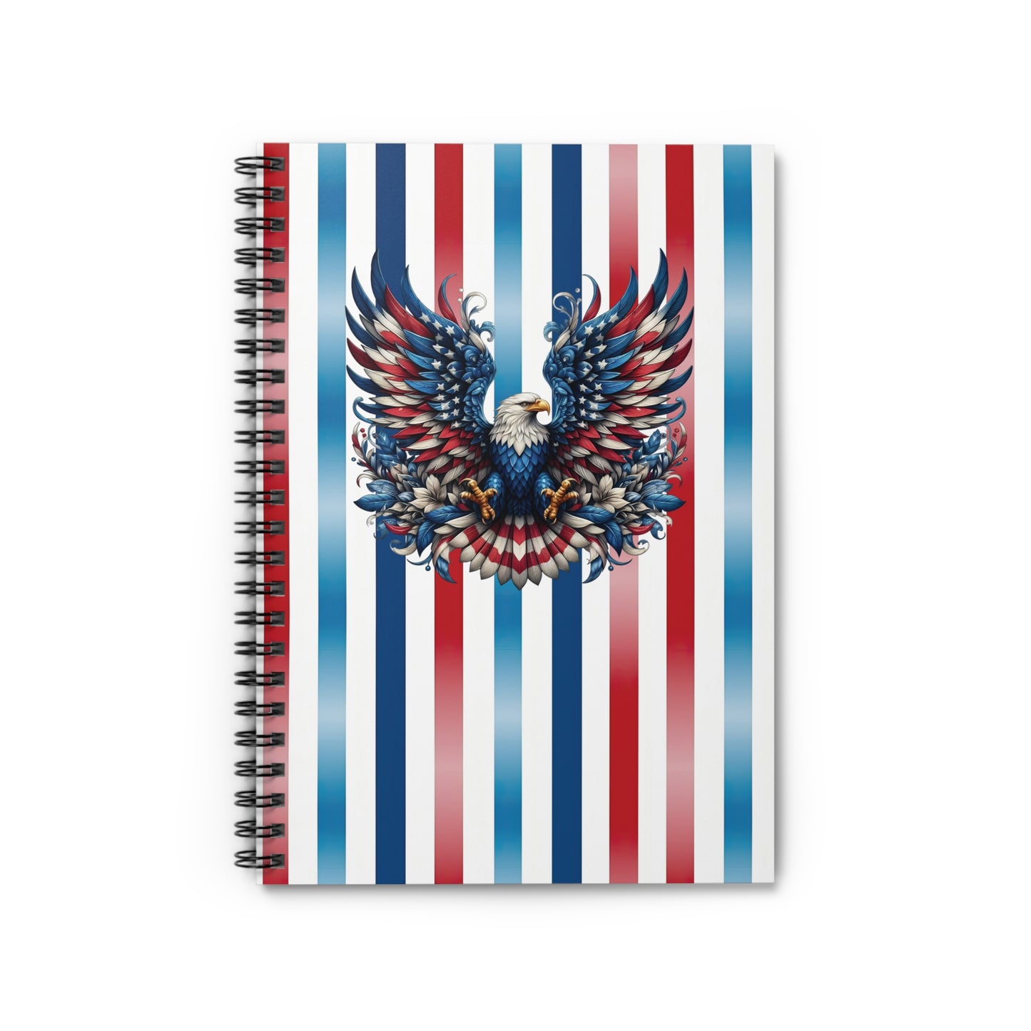 Patriotic Pride Spiral Notebook - Ruled Line (PY)