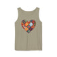 Patched Hearts Unisex Garment-Dyed Tank Top