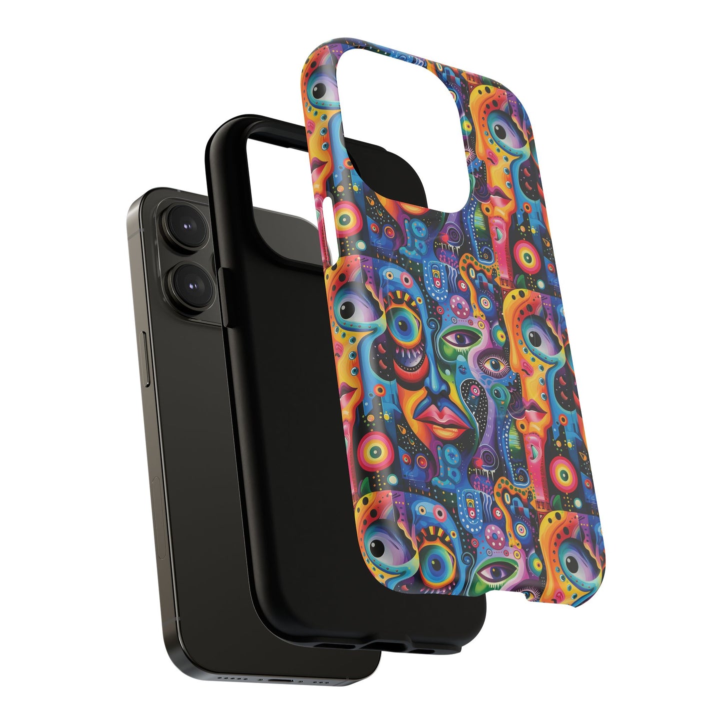 Psychedelic Visions Tough iPhone Magnetic Case - Unique Art iPhone Cover